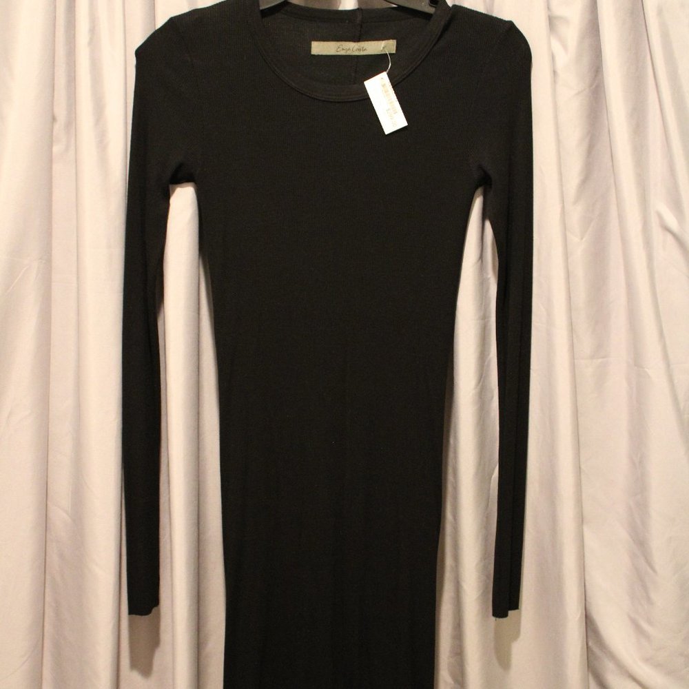 Black Rib Bball Dress Enza Costa